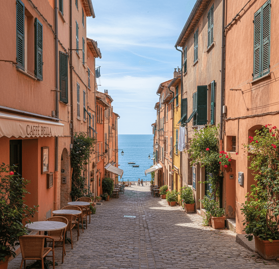 AI Generated European Town